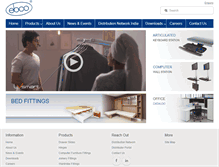 Tablet Screenshot of ebcofittings.com